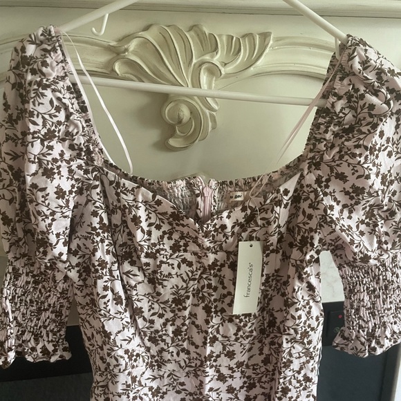 Mi Ami Floral Puff Sleeve Dress - Picture 2 of 3